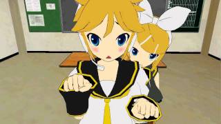 【MMD】 Len Nyan nyan nyan [upl. by Erlene]