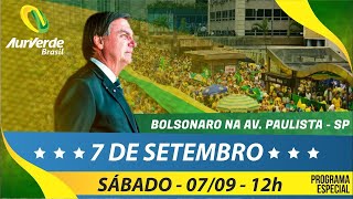 Transmissão ao vivo e na íntegra com o Presidente Bolsonaro na Avenida PaulistaSP  07092024 [upl. by Piers]