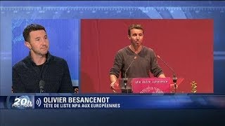 Olivier Besancenot dénonce le quotcoup de barre à droitequot du gouvernement Valls  2804 [upl. by Ainollopa]