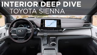 2021 Toyota Sienna  Interior Deep Dive  Drivingca [upl. by Ynnek]