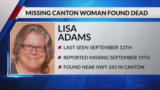 UPDATE 62yearold missing woman found dead near Canton [upl. by Reffotsirhc880]