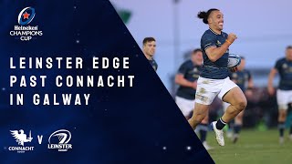 Highlights  Connacht Rugby v Leinster Rugby  Round of 16 │Heineken Champions Cup Rugby 202122 [upl. by Geoffry]