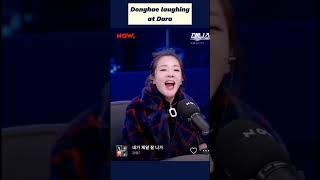 Donghae Laughing at Dara  Dara with DampE on Naver Now  Darahae Moments [upl. by Liam]