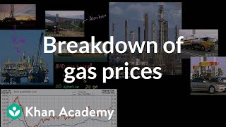 Breakdown of gas prices  Supply demand and market equilibrium  Microeconomics  Khan Academy [upl. by Ludba770]