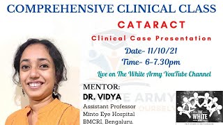 CATARACT Clinical Case Presentation [upl. by Eniamahs]