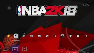 NBA 2K18 PreOrder Dynamic Theme PS4 [upl. by Biles292]