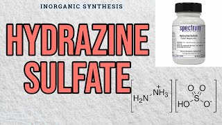 Making Hydrazine Sulfate [upl. by Redla979]