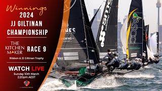 18ft SKIFFS  JJ GILTINAN CHAMPIONSHIP  Race 9 [upl. by Hyozo]