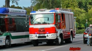 HLF FF ErlangenStadt mit Presslufthorn [upl. by Oiramaj966]