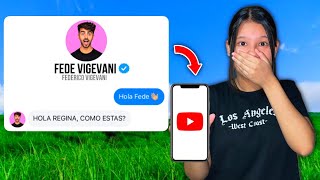 LE COMENTÉ A 100 YOUTUBERS Y ESTOS ME RESPONDIERON😱 Regina MH [upl. by Eiramnna]