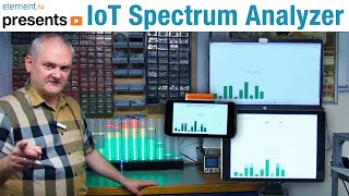 Making a WiFi Connected Audio Spectrum Analyzer with ESP32 [upl. by Kariotta412]