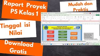 Rapot Proyek P5 Kelas 1 [upl. by Maridel]