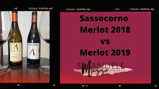 Degustazione Sassocorno Merlot 2018 vs 2019 [upl. by Marasco155]