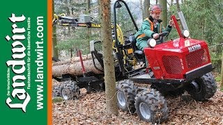 Alstor 8x8  Kompakter Forwarder für extremes Gelände [upl. by Aleetha22]