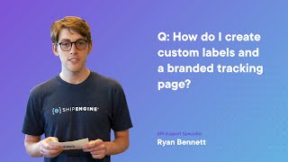 How Do I Create Custom Shipping Labels amp A Branded Tracking Page [upl. by Elleryt393]