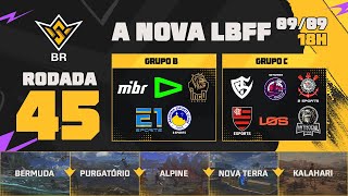 A NOVA LBFF🚨FFWS BR 🏆RODADA 45  GRUPOS B e C  LBFF 🚨 FREEFIRE [upl. by Kerrison48]