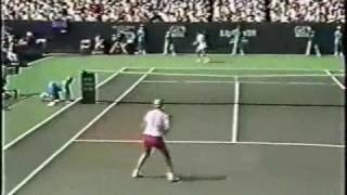 Monica Seles vs Gabriela Sabatini 1991 Miami Highlights [upl. by Noelc770]