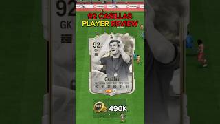 92 thunderstruck icon CASILLAS player review ea fc 24 shorts short eafc24 [upl. by Eimam]