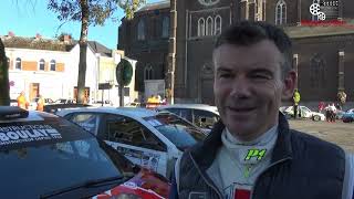 Eric Brunson à larrivée du Rallye Charlemagne 2023 [upl. by Valdemar]