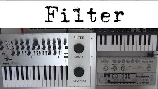 Filter  How Synthesizers Work Explained Simply [upl. by Rozella419]