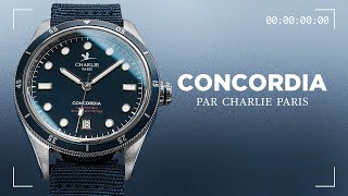 CONCORDIA  Montre Française Étanche 300m  Mouvement Automatique Suisse  Charlie Paris [upl. by Azenav705]