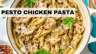 Creamy Chicken Pesto Pasta ready in 15 minutes Pesto Pasta Recipe [upl. by Chader278]