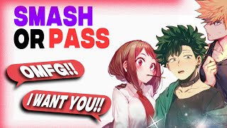 bnhamha text😈Class 1A plays Smash or Pass😈 🌹quotDekus an EBoyquot🌹 [upl. by Kitrak757]