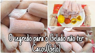 Gelado de Múcua Super Cremoso🍨🤤 O segredo para que o gelado de múcua não tenha Cristais Caco Gelo [upl. by Tarabar942]