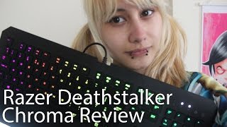 Razer Deathstalker Chroma Keyboard Review [upl. by Elrak805]