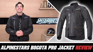 Alpinestars Bogota Pro Drystar Jacket Review at SpeedAddictscom [upl. by Carson]