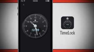 TimeLock  Photo amp Video vault hidden in a clock  iPhone App Demo [upl. by Nwotna]