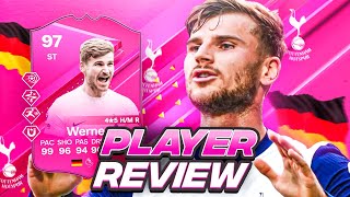 4⭐5⭐ 97 FUTTIES WERNER SBC PLAYER REVIEW  FC 24 Ultimate Team [upl. by Anawqahs]