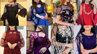 35  Net sleeves Designs For Net DressBeautiful Net Dress Sleeves And Neck Designs\Sleeves Designs [upl. by Jakie]