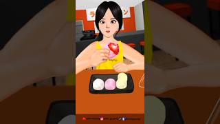 MUKBANG MOCHI mukbang animation asmr mochi [upl. by Menedez782]