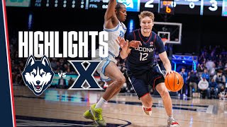 HIGHLIGHTS  UConn Mens Basketball at Xavier [upl. by Ithsav853]