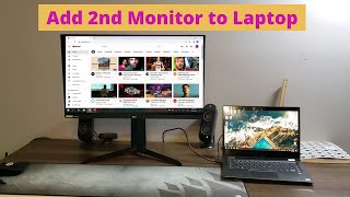 How to Connect a Second Monitor to Your Laptop [upl. by Elden]