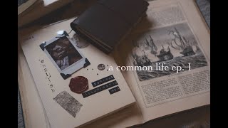 a common life ep 1  new series new notebooks for school and commonplace journaling [upl. by Hellene339]