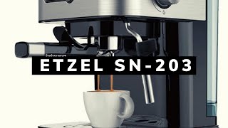 พ่อบ้าน Review Ep04  รีวิวเครื่องชงกาแฟ ETZEL sn203 [upl. by Jeremiah]