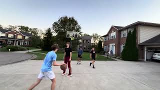 2V2 BASKETBALL GAME 1 RAW FOOTAGE [upl. by Iadrahs]