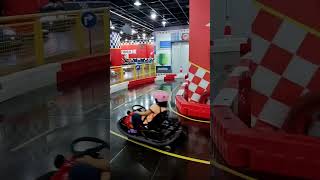 Seru nya naik gokart di rita supermall purwokerto playgroundanak viral tempatmainanak gokart [upl. by Nestor265]