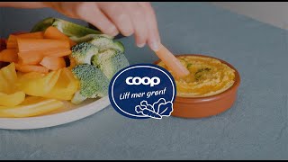 Coop Litt mer grønt hummus og grønnsaksfat [upl. by Hiroko]