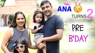 Ana Turns 2  PreBirthday Preparations Vlog  ShrutiArjunAnand [upl. by Nawuj]