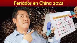 Feriados en China 2023 [upl. by Lonni]