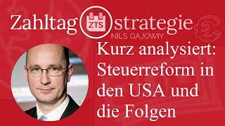 Kurz analysiert Steuerreform in den USA und die Folgen [upl. by Haley]