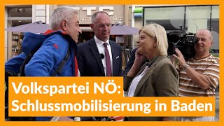 Volkspartei NÖ Schlussmobilisierung in Baden [upl. by Delwyn574]