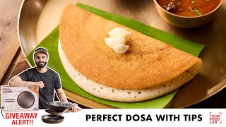 Perfect Dosa Recipe  Dosa Tawa Seasoning Tips Dosa Atta  घर पर बनाइये परफेक्ट दोसा  Sanjyot Keer [upl. by Nuris]