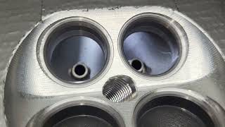 4 valve pent roof cylinder head for 10500 rpm application First look at new stock casting [upl. by Naot490]