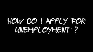 How to apply for unemployment in NewYork [upl. by Jacques]