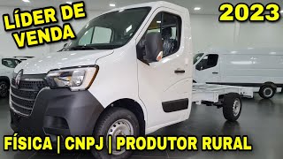 NOVA RENAULT MASTER CHASSI 2023  Líder de Vendas  Detalhes e Preços [upl. by Ycnahc196]