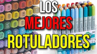 Los mejores ROTULADORES  TOP marca  TODOS los niveles y estilos lettering comic diseño etc [upl. by Acimak]